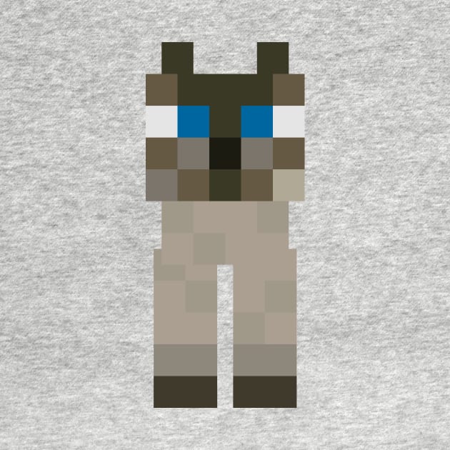 Minecraft Siamese Cat by hannahjgb